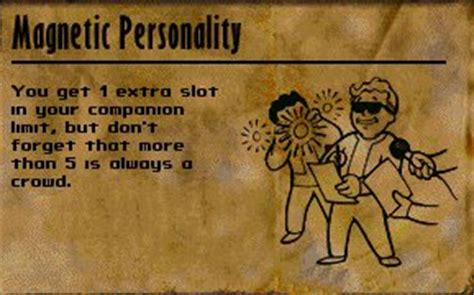 fallout 2 npc|fallout 2 magnetic personality.